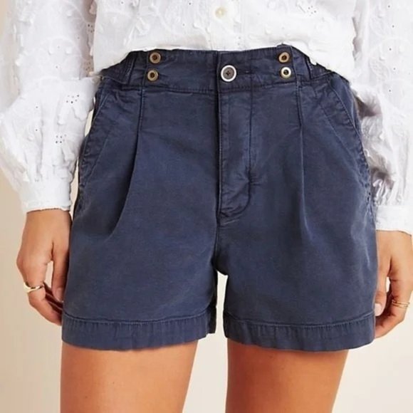 Anthropologie Shorts Anthropologie Liza Utility Short Slate Blue